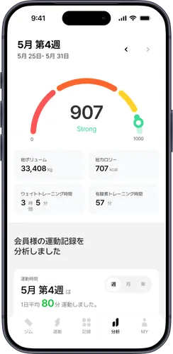 自動記録と分析